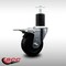 Service Caster 3.5'' SS Soft Rubber Swivel 1-3/4'' Expanding Stem Caster Total Lock Brake SCC-SSEXTTL20S3514-SRS-134 - alternate 3